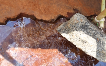 Peau de l'eau, in situ